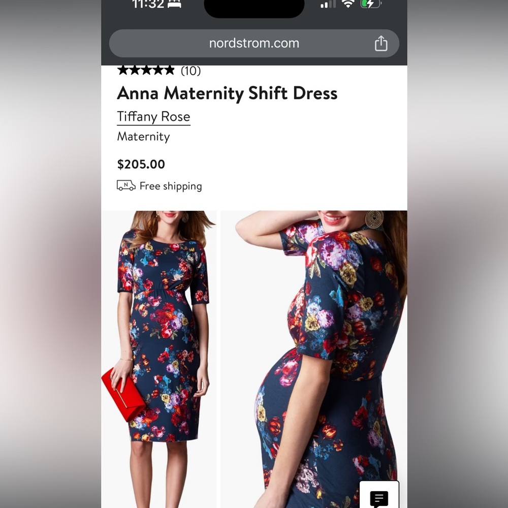 Tiffany Rose Floral Maternity Dress